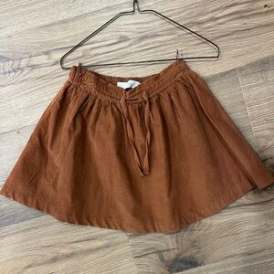 Girls skirt, 6/7t,  corduroy deep camel color
